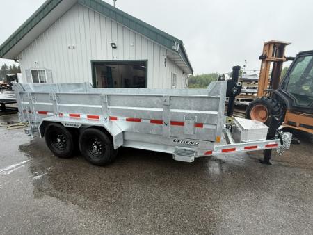 New 2027 Legend Trailers 7X14 Dump Trailer