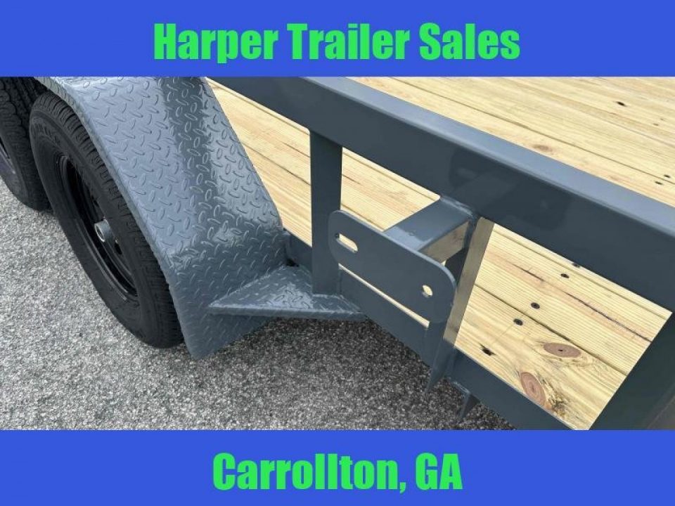 New 2026 GPS 7X14 TANDEM AXLE UTILITY TRAILER WITH SET BACK JACK