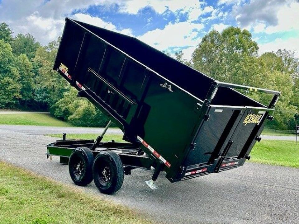 New 2026 Nexhaul 7X14 Dump w/4' Walls Dump Trailer