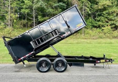 New 2026 Nexhaul 7X14 Dump w/4' Walls Dump Trailer