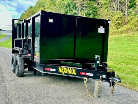 New 2026 Nexhaul 7X14 Dump w/4' Walls Dump Trailer