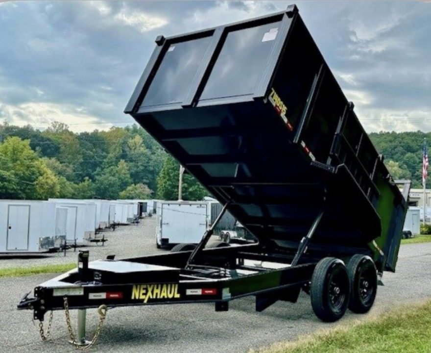 New 2026 Nexhaul 7x14 Dump w/4' Walls Dump Trailer