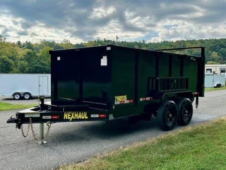 New 2026 Nexhaul 7x14 Dump w/4' Walls Dump Trailer
