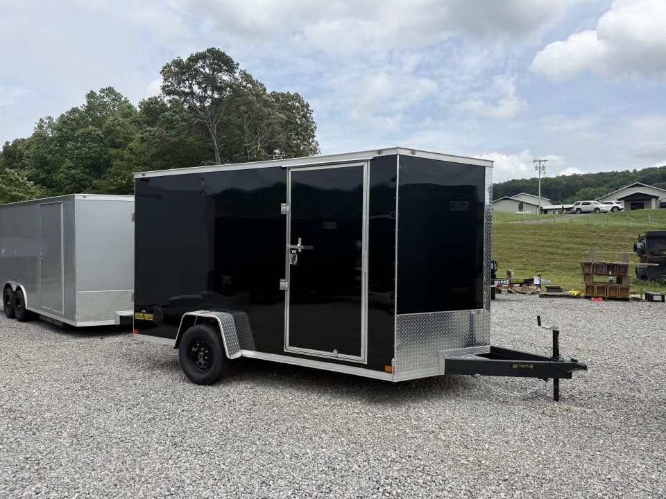 New 2026 Covered Wagon Trailers 7X12 SA BAR LOCK Cargo / Enclosed Trailer