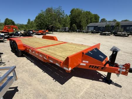 New 2026 Rice Trailers 7X22 SPLIT TILT Equipment Trailer