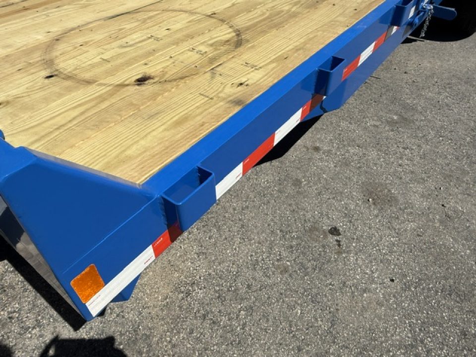 New 2026 Rice Trailers 7X22 SPLIT TILT Equipment Trailer