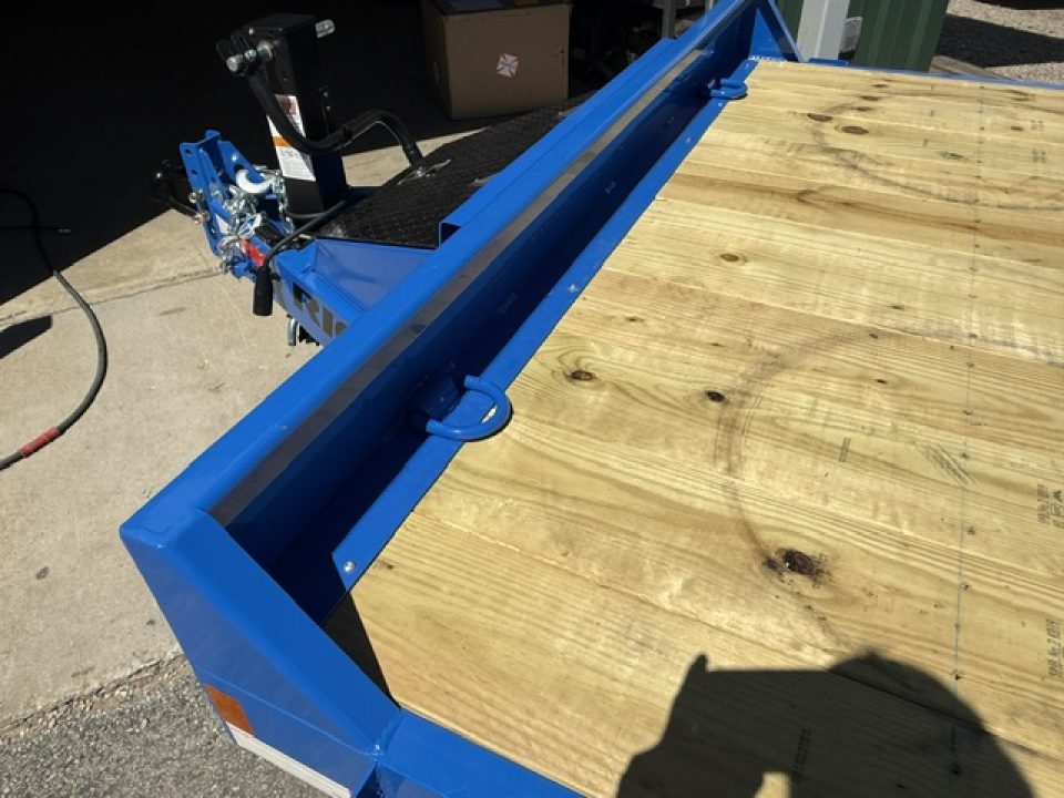 New 2026 Rice Trailers 7X22 SPLIT TILT Equipment Trailer