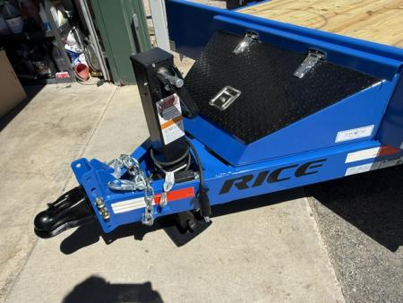 New 2026 Rice Trailers 7X22 SPLIT TILT Equipment Trailer
