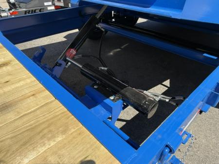 New 2026 Rice Trailers 7X22 SPLIT TILT Equipment Trailer