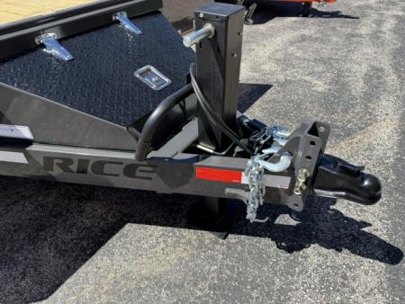 New 2026 Rice Trailers 7X22 SPLIT TILT Equipment Trailer