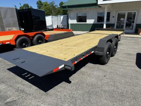 New 2026 Rice Trailers 7X22 SPLIT TILT Equipment Trailer