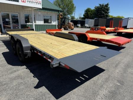 New 2026 Rice Trailers 7X22 SPLIT TILT Equipment Trailer