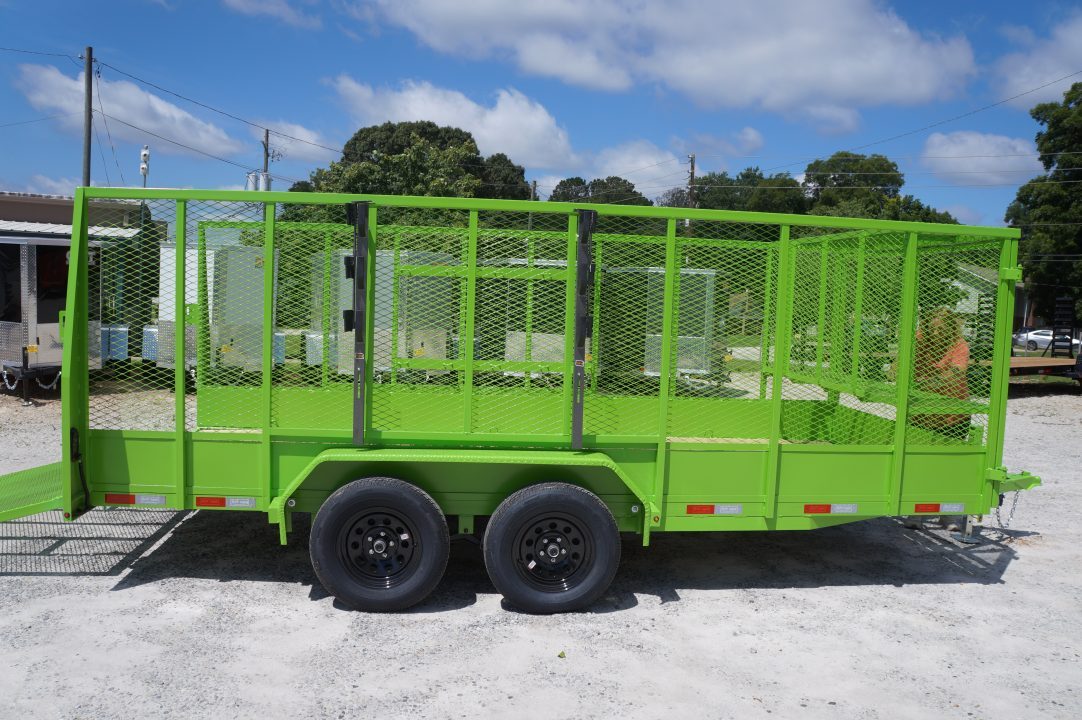 New 2026 Tuff Dawg Trailers 7X16 Yard Dawg Landscape Trailer