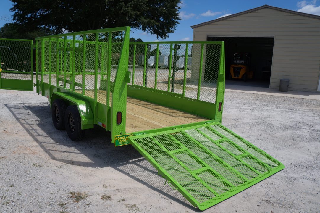 New 2026 Tuff Dawg Trailers 7X16 Yard Dawg Landscape Trailer