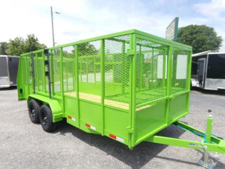 New 2026 Tuff Dawg Trailers 7X16 Yard Dawg Landscape Trailer