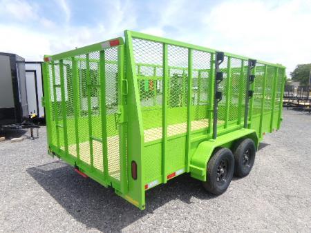New 2026 Tuff Dawg Trailers 7X16 Yard Dawg Landscape Trailer