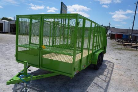 New 2026 Tuff Dawg Trailers 7X16 Yard Dawg Landscape Trailer