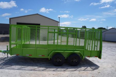 New 2026 Tuff Dawg Trailers 7X16 Yard Dawg Landscape Trailer