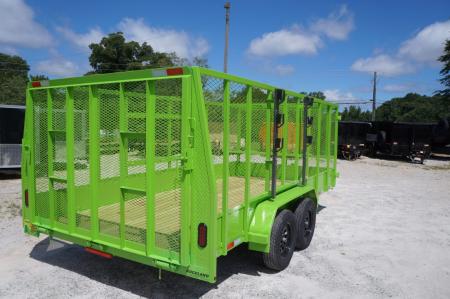 New 2026 Tuff Dawg Trailers 7X16 Yard Dawg Landscape Trailer