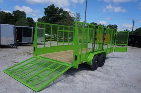 New 2026 Tuff Dawg Trailers 7X16 Yard Dawg Landscape Trailer