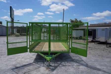 New 2026 Tuff Dawg Trailers 7X16 Yard Dawg Landscape Trailer