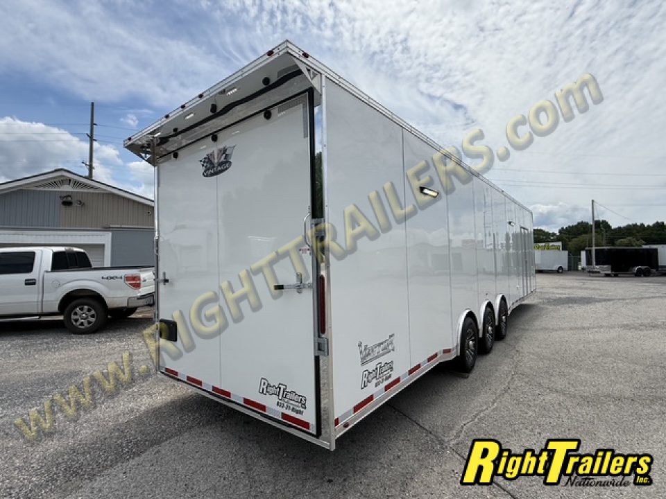 New 2026 8.5X34 Vintage RACE TRAILER