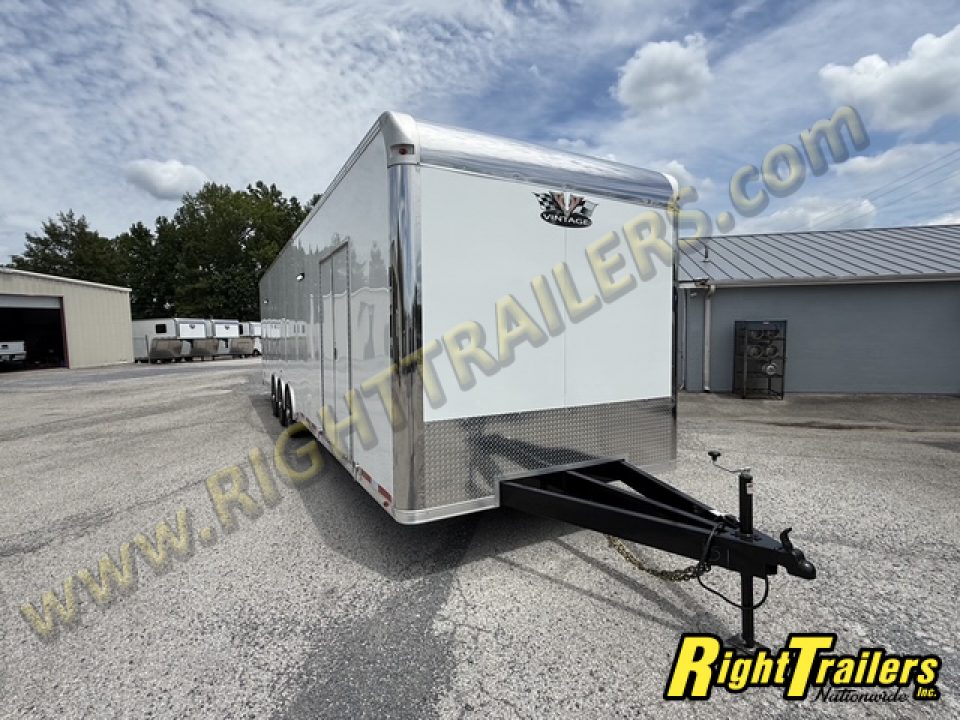 New 2026 8.5X34 Vintage RACE TRAILER