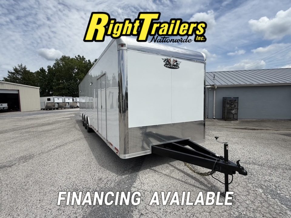 New 2026 8.5X34 Vintage RACE TRAILER