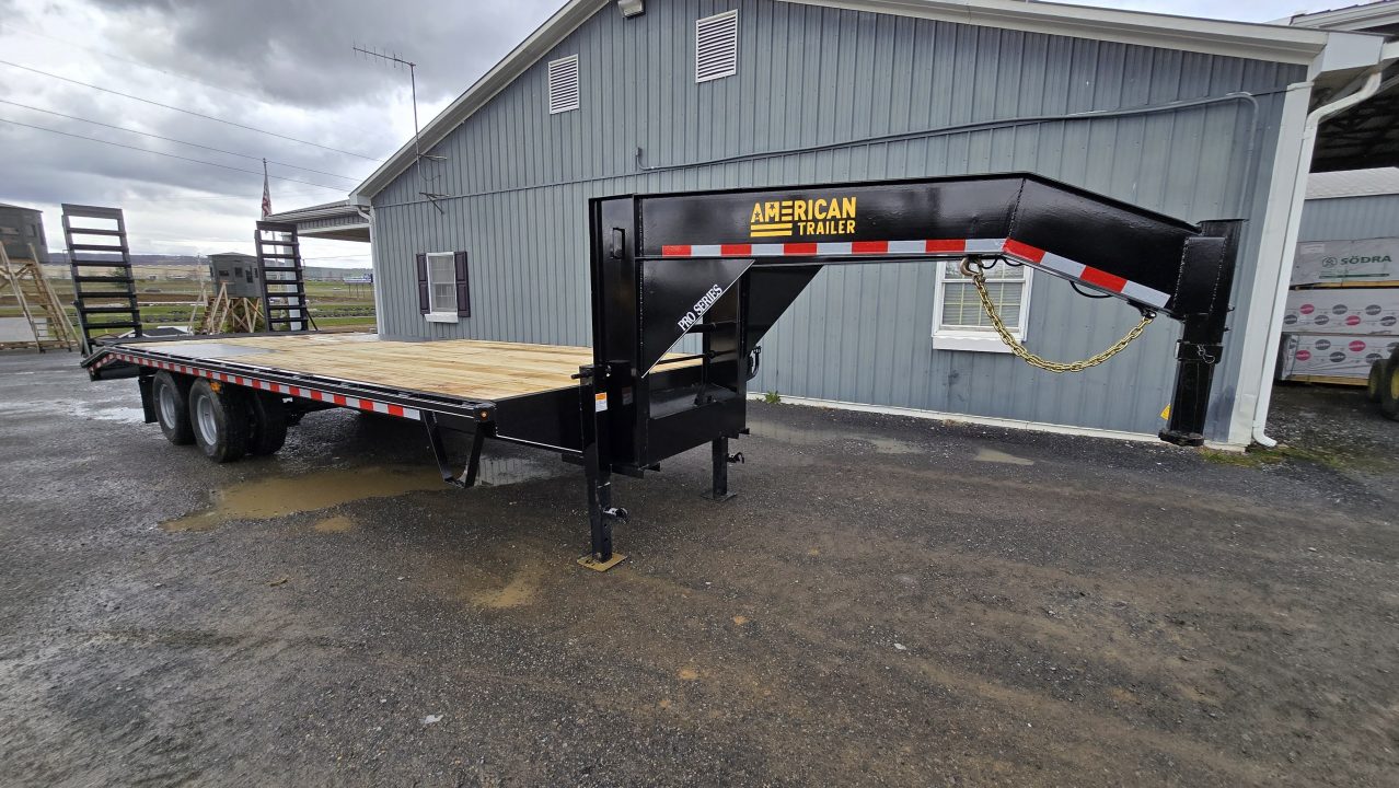 New 2026 Quality Trailers Pro-H Flatbed Trailer 25,000 GVWR / 25' / Pop-Up Dove Tail