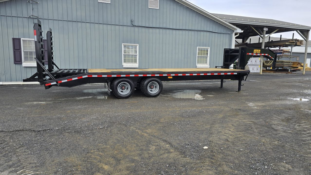 New 2026 Quality Trailers Pro-H Flatbed Trailer 25,000 GVWR / 25' / Pop-Up Dove Tail
