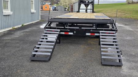 New 2026 Quality Trailers Pro-H Flatbed Trailer 25,000 GVWR / 25' / Pop-Up Dove Tail