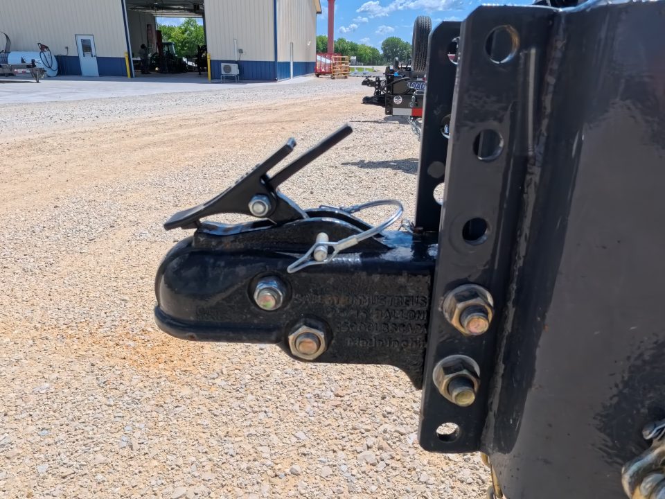 Used 2024 Iron Bull 83 x 20 EWB Equipment Trailer with 14K GVWR, Rampage Ramps and Self-Cleaning Dove Tail