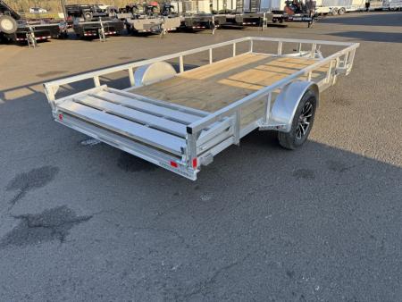New 2026 H&H 7x14 Aluminum Utility Trailer 3k GVWR
