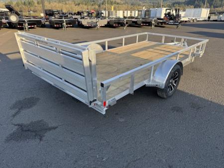 New 2026 H&H 7x14 Aluminum Utility Trailer 3k GVWR