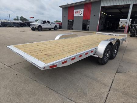 New 2026 H&H Trailers 82x20 Aluminum Electric Tilt Speed Loader Car Hauler 14K Equipment Trailer