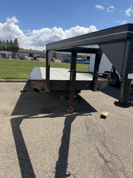 Used 1975 Homemade Gooseneck FLT triple 3.5 Deckover Trailer