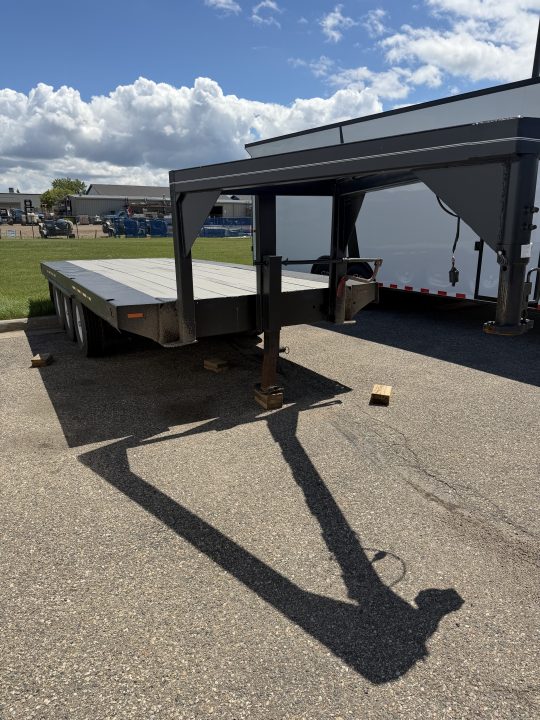 Used 1975 Homemade Gooseneck FLT triple 3.5 Deckover Trailer