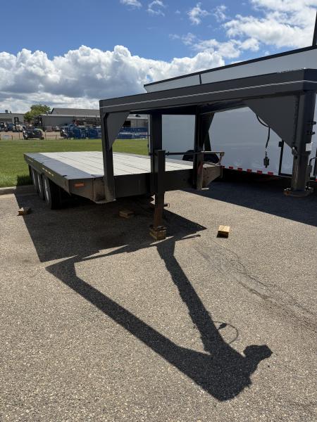 Used 1975 Homemade Gooseneck FLT triple 3.5 Deckover Trailer