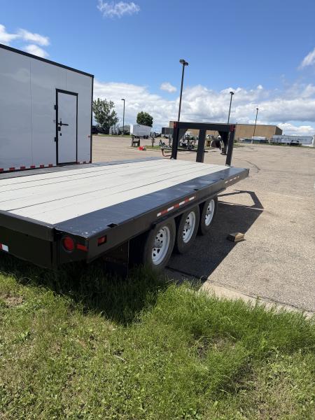 Used 1975 Homemade Gooseneck FLT triple 3.5 Deckover Trailer