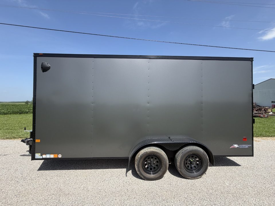 New 2026 American Hauler 7'x16' 7K Arrow Deluxe Cargo / Enclosed Trailer