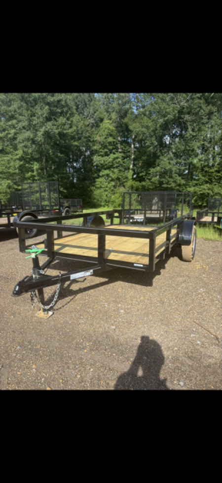 New 2026 6'x12' Single Axle Tube Top Utility Trailer