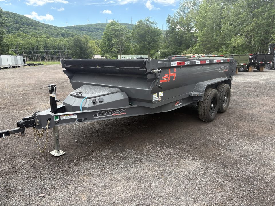 New 2026 Horizon Trailers HZ6 77"x12 11.3K Dump Trailer
