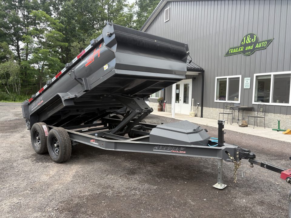 New 2026 Horizon Trailers HZ6 77"x12 11.3K Dump Trailer