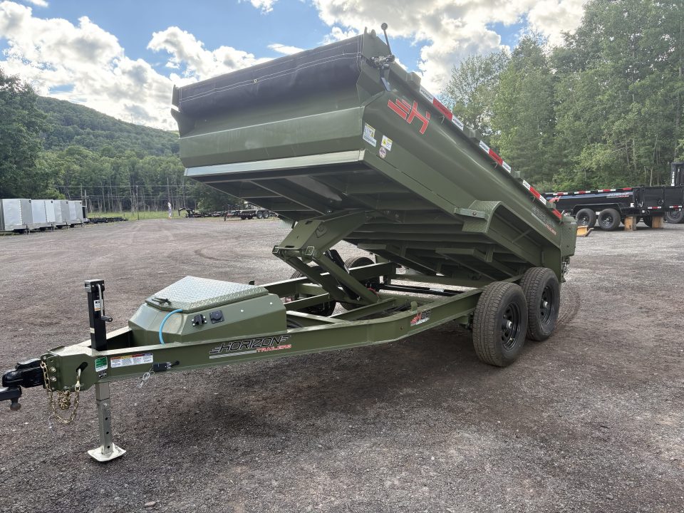 New 2026 Horizon Trailers HZ6 77"x12 11.3K Dump Trailer