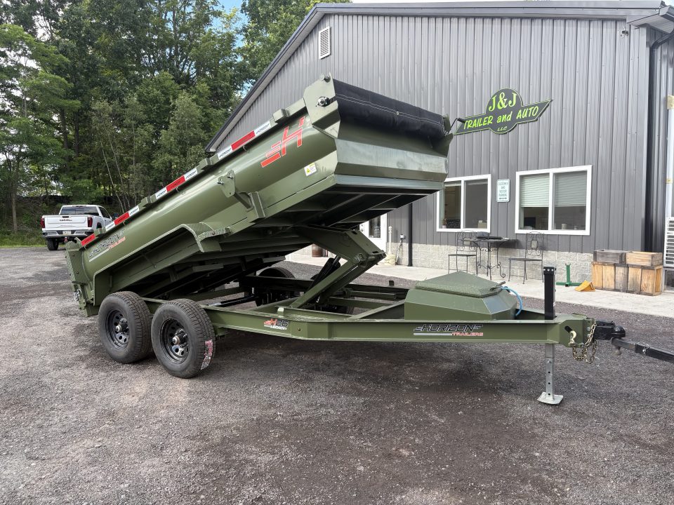 New 2026 Horizon Trailers HZ6 77"x12 11.3K Dump Trailer