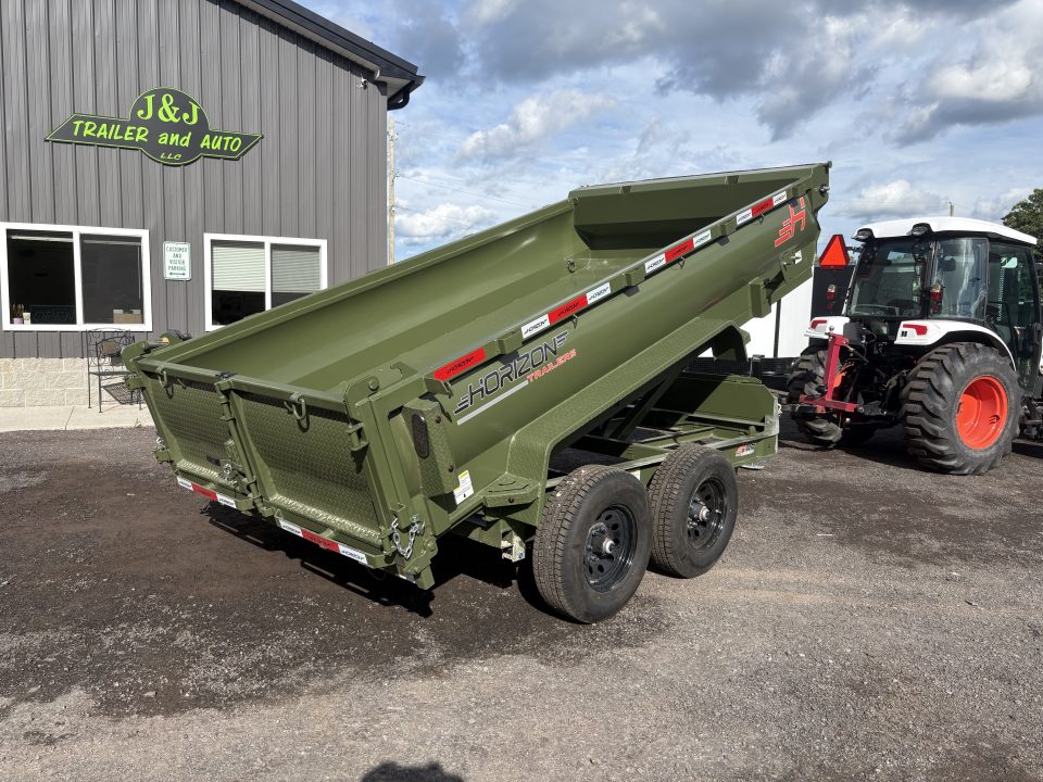 New 2026 Horizon Trailers HZ6 77"x12 11.3K Dump Trailer