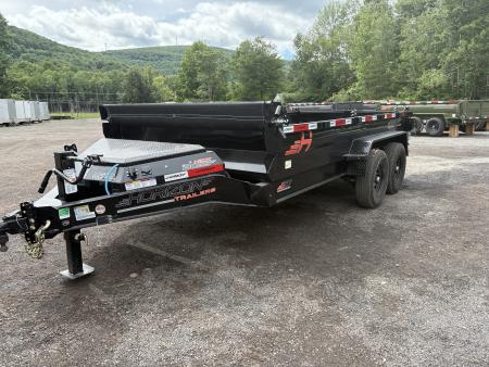 New 2026 Horizon Trailers 14' 14K Dump Trailer w/ Extension Brackets & Stabilizer Jacks
