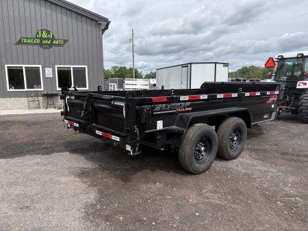 New 2026 Horizon Trailers 14' 14K Dump Trailer w/ Extension Brackets & Stabilizer Jacks