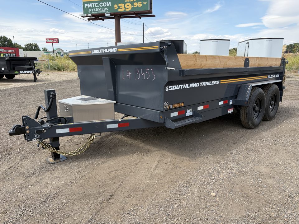 New 2026 Southland 7x14 16k Dump Trailer
