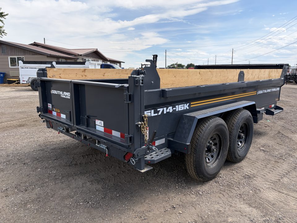 New 2026 Southland 7x14 16k Dump Trailer